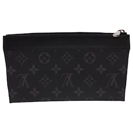 Louis Vuitton-LOUIS VUITTON Monogram Eclipse Pochette Discovery PM Clutch Bag M44323 LV 40386-Other