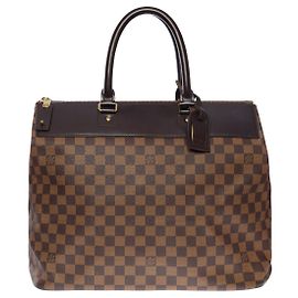 Bolsa LOUIS VUITTON Greenwich Tote em Lona Marrom - 101195 Marrom