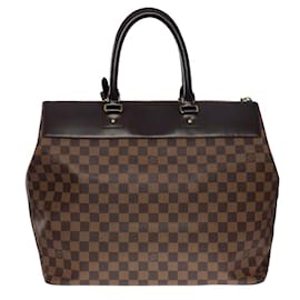 Louis Vuitton-neo greenwich travel bag in brown damier canvas -101195-Brown