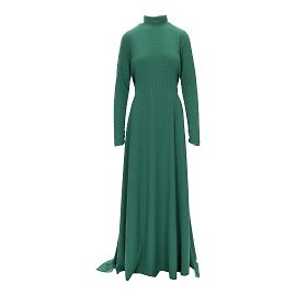 Marc Jacobs Grünes langes Kristallkleid Grün