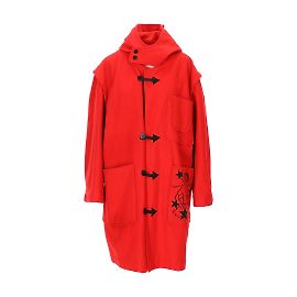 Abrigo rojo vintage con capucha de JC de Castelbajac Roja