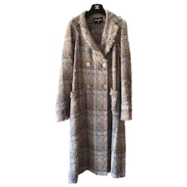 Chanel-9K$ Iconic Greece Tweed Coat-Beige