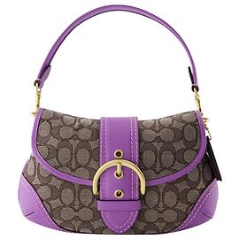 Sac Soho Hobo - Coach - Cuir - Violet Violet