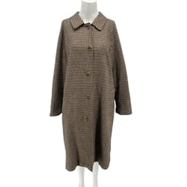 Burberry-BURBERRY  Coats T.fr 38 WOOL-Brown