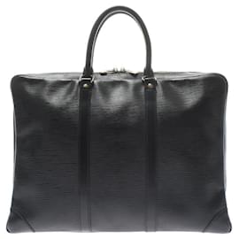 Louis Vuitton-Louis Vuitton Porte Document Business-Black