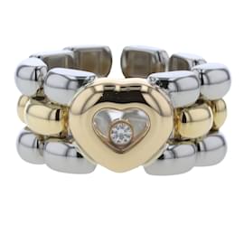 Autre Marque-18k Gold Happy Diamond Heart Ring 82/8401-20-Golden