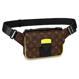 Louis Vuitton-LV Mens S Lock Sling Bag nuevo-Castaño