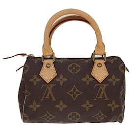 Louis Vuitton-LOUIS VUITTON Monogram Mini Speedy Hand Bag M41534 LV Auth am4166-Monogram