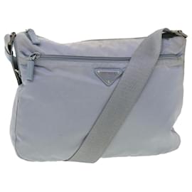 Prada-PRADA Shoulder Bag Nylon Light Blue Auth am4160-Light blue