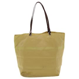 Fendi-FENDI Tote Bag Nylon Khaki Auth bs4859-Caqui