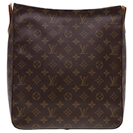 Louis Vuitton-Bolsa de ombro M LOUIS VUITTON Monogram Looping GM51145 LV Auth am4175-Monograma