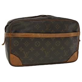 Louis Vuitton-Louis Vuitton Monogram Compiegne 28 Clutch Bag M51845 LV Auth bs4819-Other