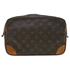 Louis Vuitton-Louis Vuitton Monogram Compiegne 28 Clutch Bag M51845 LV Auth bs4819-Other