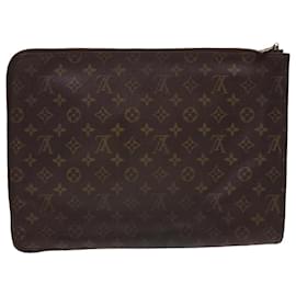 Louis Vuitton-LOUIS VUITTON Monogram Poche Document Briefcase M53400 LV Auth rd4765-Other