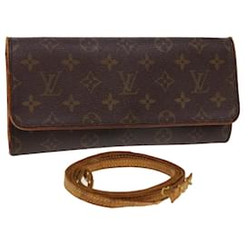 Louis Vuitton-LOUIS VUITTON Monogram Pochette Twin GM Shoulder Bag M51852 LV Auth rd4742-Monogram