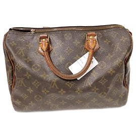 Louis Vuitton Speedy 30 VENDIMIA Castaño