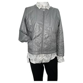 Chanel Windjacke Grau Grau