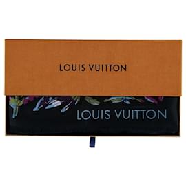 Louis Vuitton-Bufanda de seda floral de Louis Vuitton-Multicolor