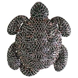 Autre Marque-Begüm Khan Schildkrötenbrosche-Grün