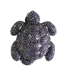 Autre Marque-Begüm Khan Turtle Brooch-Purple
