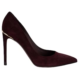 Louis Vuitton-Louis Vuitton Eyeline-Pumps aus Wildleder-Rot,Bordeaux