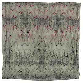 Alexander Mcqueen-Alexander McQueen White Pink Print Scarf-Multiple colors