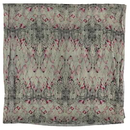 Alexander Mcqueen-Alexander McQueen White Pink Print Scarf-Multiple colors