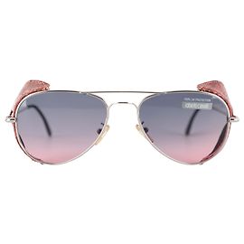 Óculos de sol Roberto Cavalli Aviator Cobra Rosa