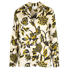 Chloé-Camisa com estampa floral Chloé Stora-Bege