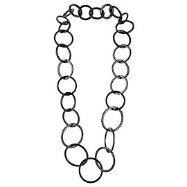Miu Miu Loop-Halskette Schwarz