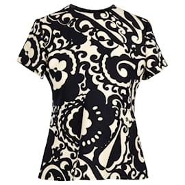 Louis Vuitton-Bedruckte T-Shirt-Bluse von Louis Vuitton-Mehrfarben
