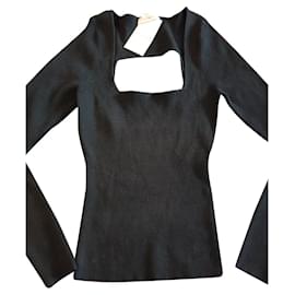Pull KOOKAÏ noir en viscose Noir