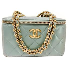 Chanel-Vanity shoulder bag 2023 New-Blue