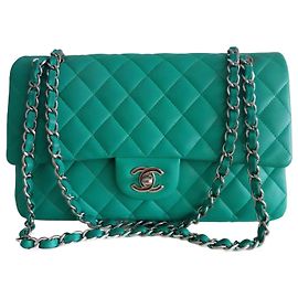 Bolso Chanel Classic verde Verde