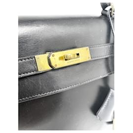 Hermès-Hermès Kelly handbag 35-Black