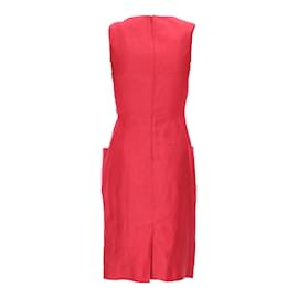 Vivienne Westwood-Vestido de lino Red Label de Vivienne Westwood-Roja