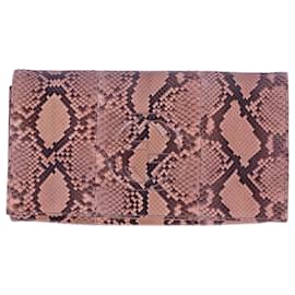 Gucci-GUCCI  Clutch bags T.  Exotic leathers-Brown