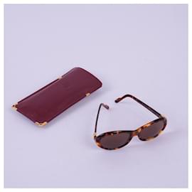 Cartier-Óculos de sol CARTIER Plástico-Marrom