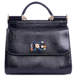 Dolce & Gabbana-DOLCE & GABBANA  Handbags   Leather-Black