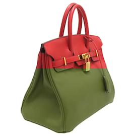 Hermès-Hermes Red Swift Birkin 25-Red