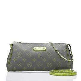 Louis Vuitton-Louis Vuitton  Monogram Eva Pochette With Strap Canvas Shoulder Bag N55213 in Good condition-Brown