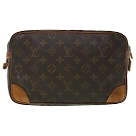 Louis Vuitton-Louis Vuitton Monogram Compiegne 28 Clutch Bag M51845 LV Auth 40466-Other