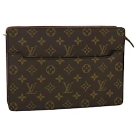 Louis Vuitton-LOUIS VUITTON Monogram Pochette Homme Clutch Bag M51795 LV Auth 40382-Other