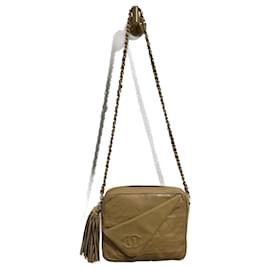 Chanel-CHANEL  Handbags T.  Leather-Beige