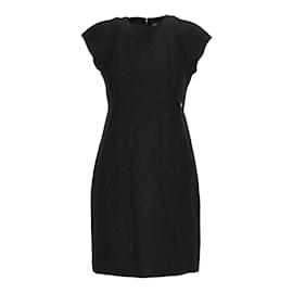 Chanel-Vestido Chanel Preto Bainha-Preto