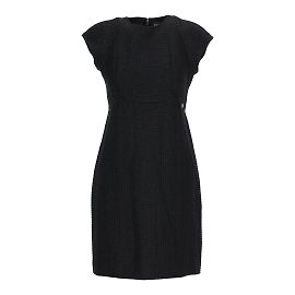 Robe fourreau noire Chanel Noir