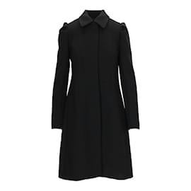 Louis Vuitton-Abrigo negro de Louis Vuitton-Negro