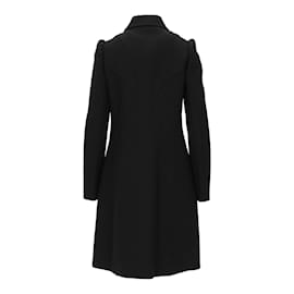 Louis Vuitton-Abrigo negro de Louis Vuitton-Negro
