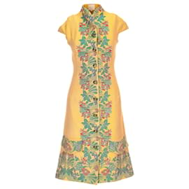 Vivienne Westwood-Abito jacquard vintage Vivienne Westwood-Giallo