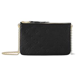 Louis Vuitton-LV lined Zip pochette new-Black